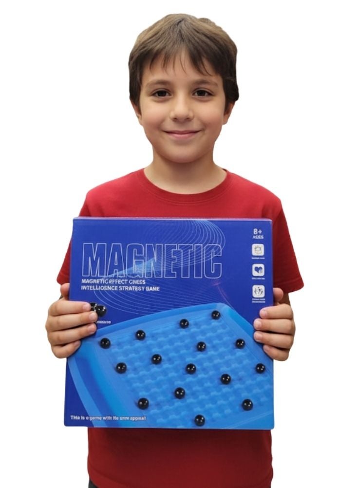 بريميم لعبة شطرنج مغناطيسية للأطفال والكبار – لعبة ألغاز استراتيجية ذكاء بكرات مغناطيسية - Image 3